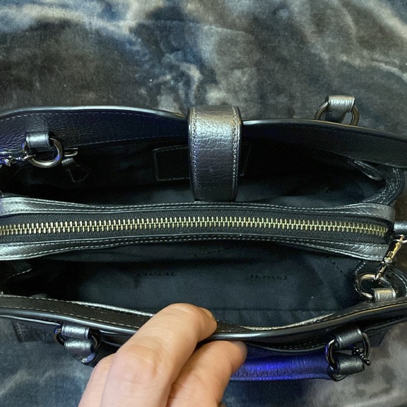 SILVER/METALLIC COACH PURSE AND WALLET‼️ - Picture 7 of 15